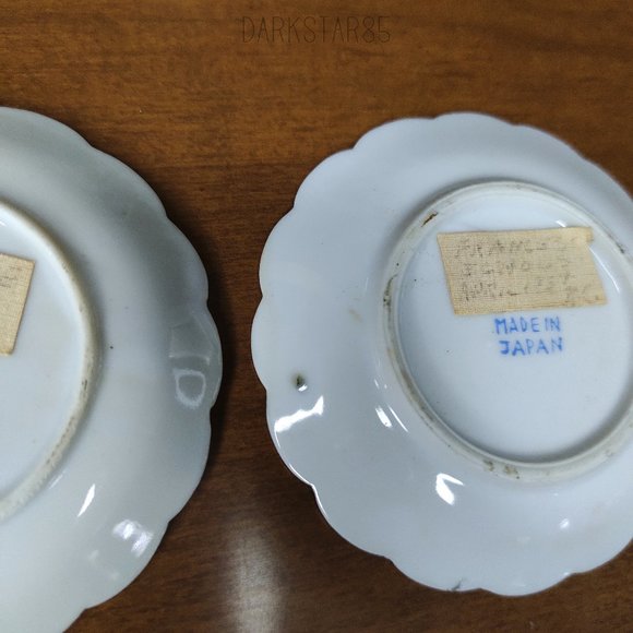 Vintage Made in Japan Moriage Black Dragonware Demitasse Teacups and Saucers - Picture 11 of 14